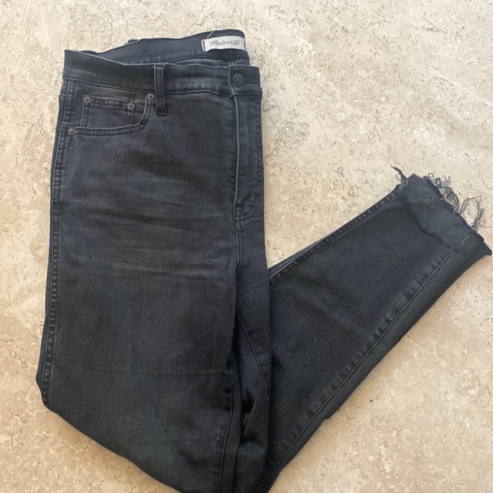 Madewell 10 in high rise skinny